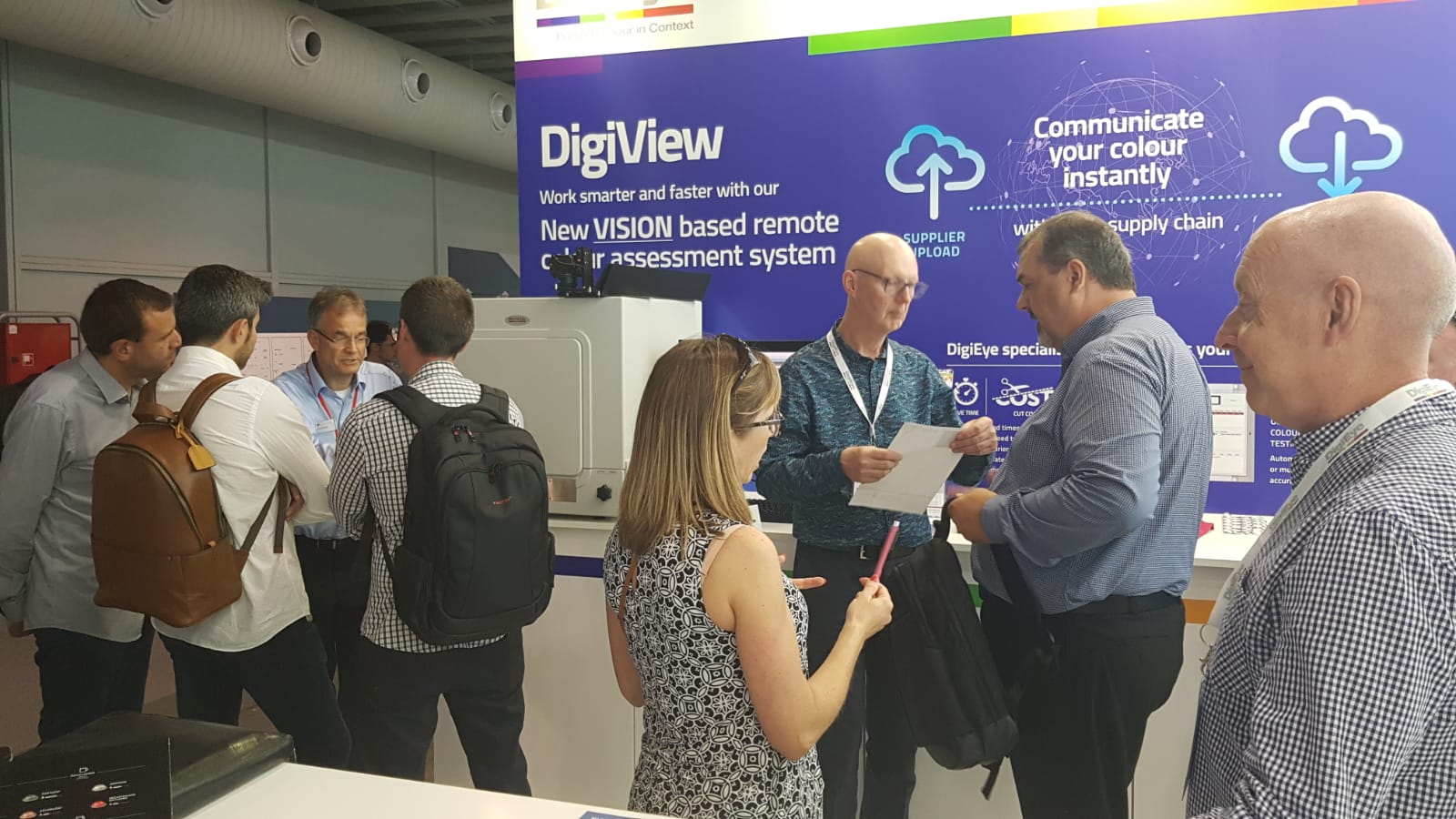 Many visitors interested in exploring uses of the DigiView system